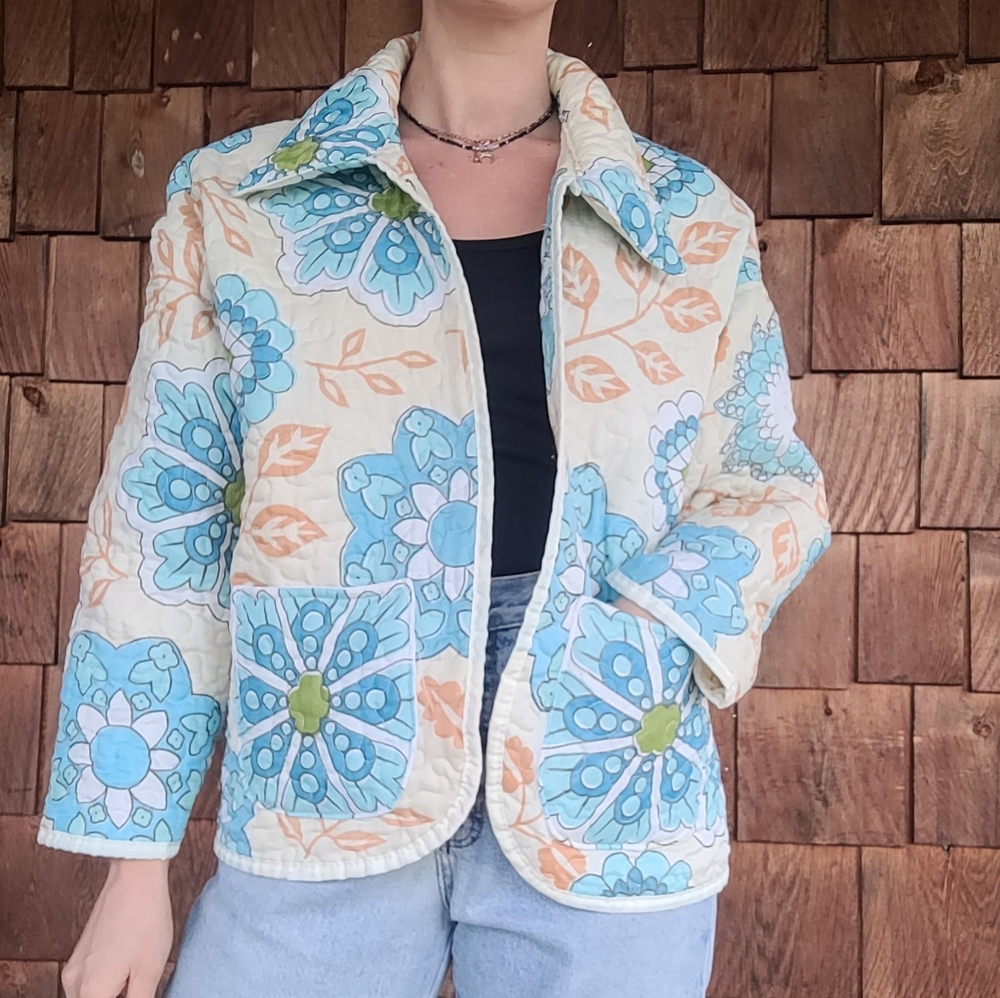Handmade 70' Quilted Jacket - Picture 11 of 11